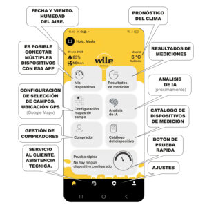 Características de la Wile Connect App