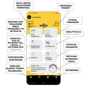 Funkcje Wile Connect App