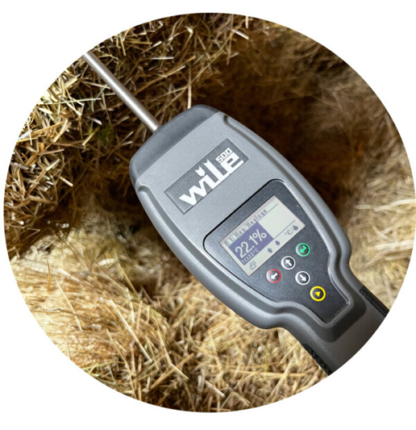 Wile 500 moisture measurement result